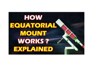 How equatorial mount works