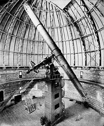 A refractor telescope from older times