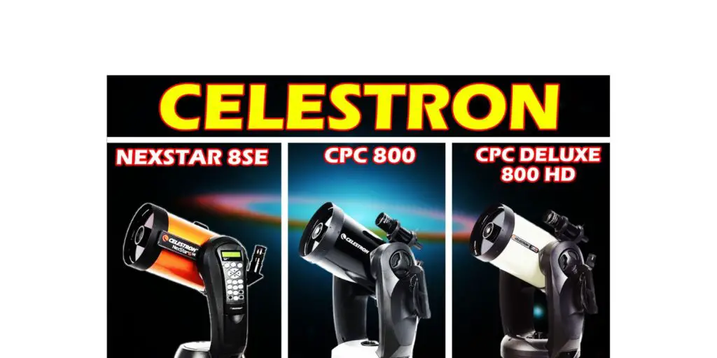 Celestron 8SE vs CPC 800 vs CPC deluxe 800 HD