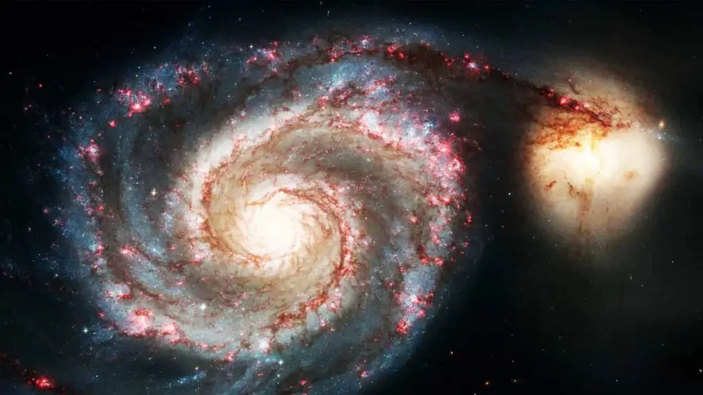Whirlpool Galaxy planets