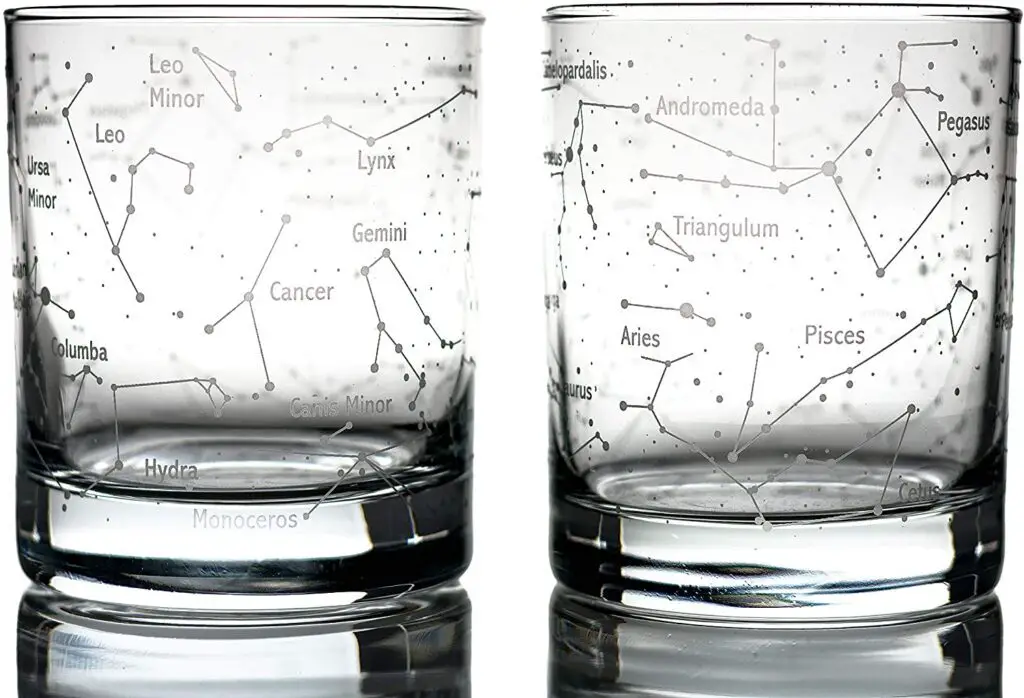 Astronomy Gift Whiskey glasses