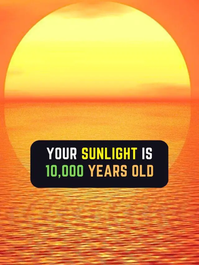 Sunlight is old
